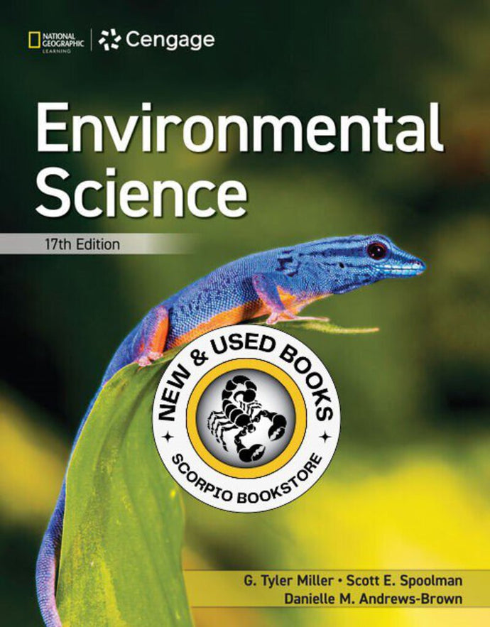 *PRE-ORDER, APPROX 4-6 BUSINESS DAYS* Environmental Science 17th Edition by G. Tyler Miller 9780357976319