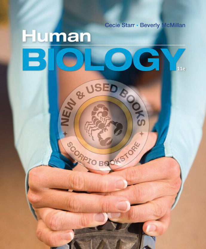 *PRE-ORDER, APPROX 4-6 BUSINESS DAYS* Human Biology 11th Edition by Cecie Starr 9781305112100