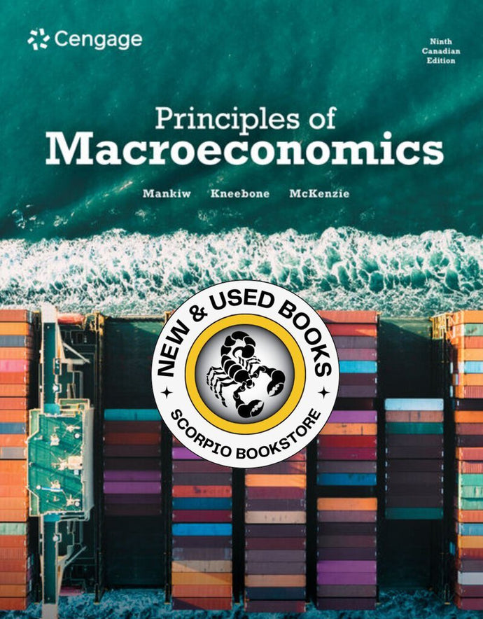 Principles of Macroeconomics 9th Canadian Edition by Gregory Mankiw 9781774740286 (USED:VERYGOOD) *43c [ZZ]