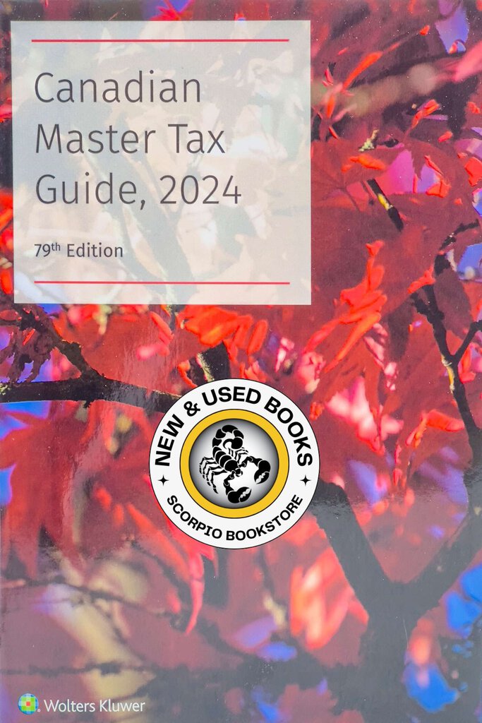 Canadian Master Tax Guide 2024 79th Edition 9781773792392 (USED:VERYGOOD) *AVAILABLE FOR NEXT DAY PICK UP* *Z502