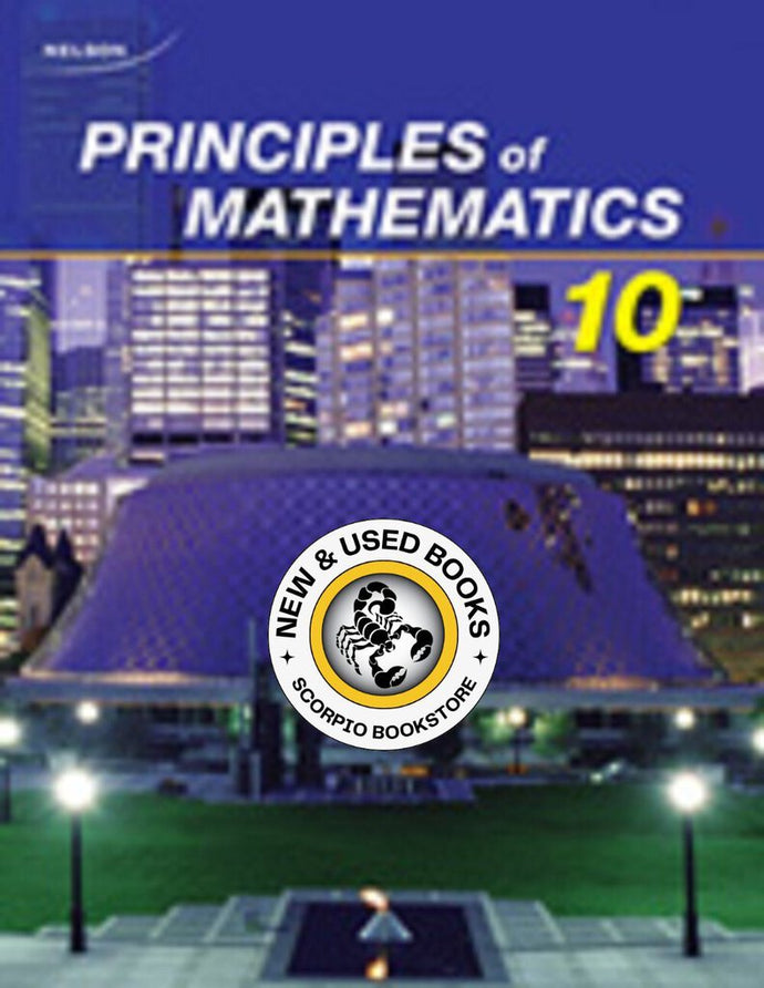 *PRE-ORDER, APPROX 4-6 BUSINESS DAYS* Principles of Mathematics 10 9780176332020