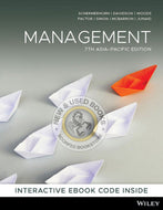 Management 7th Asia-Pacific Edition by John R. Schermerhorn 9780730369318 (USED:ACCEPTABLE) *AVAILABLE FOR NEXT DAY PICK UP* *Z312 [ZZ]