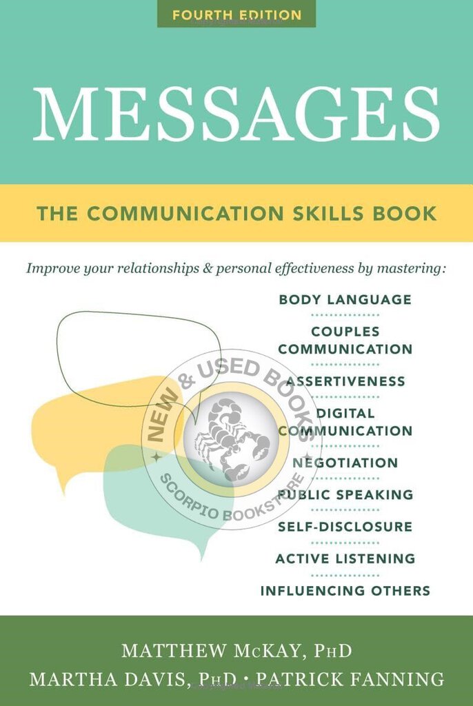 Messages 4th Edition by Matthew McKay 9781684031719 (USED:VERYGOOD) *AVAILABLE FOR NEXT DAY PICK UP* *Z330 [ZZ]