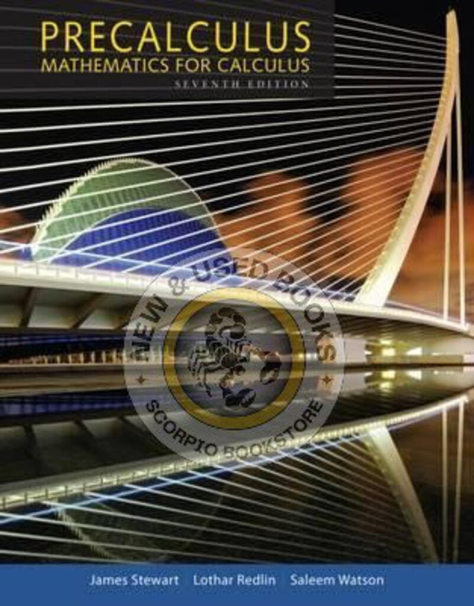 Precalculus Mathematics for Calculus 7th Edition by James Stewart 9781305071759 (USED:VERYGOOD) *24a