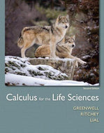 *PRE-ORDER, APPROX 7-14 BUSINESS DAYS, print-on-demand* Calculus for the Life Sciences 2nd edition by Raymond N. Greenwell 9780321964038 [ZZ]