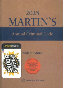 *PRE-ORDER, PENDING RESTOCK* 2025 Martin's Annual Criminal Code STUDENT EDITION +Proview by Edward Greenspan 9781038200464 *FINAL SALE* *88a