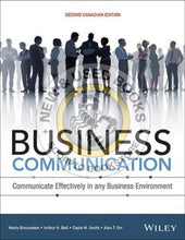Load image into Gallery viewer, Business Communication 2nd Canadian Edition by Brounstein 9781118729991 [ZZ]
