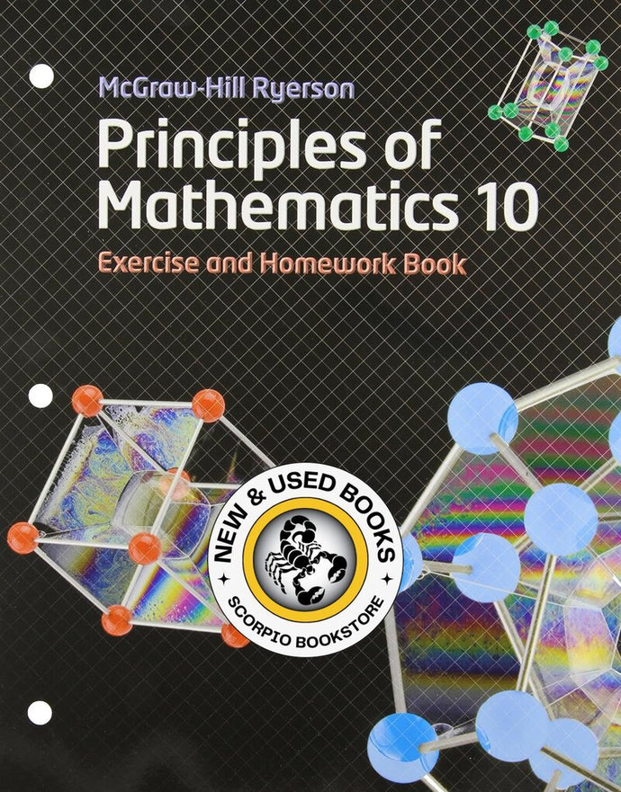 Principles of Mathematics 10 Exercise and Homework Book 9780070973602 (USED:VERYGOOD) *139g