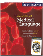 Essentials of Medical Language 2024 Release By Rachel Basco 9781266862953 (USED:VERYGOOD; highlights) *114f