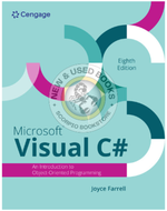 *PRE-ORDER, APPROX 4-6 BUSINESS DAYS* Microsoft Visual C# 8th Edition by Joyce Farrell 9798214001906 [ZZ]