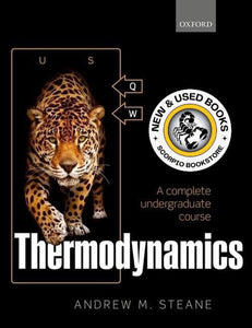 *PRE-ORDER, APPROX 3-5 BUSINESS DAYS* Thermodynamics by Andrew M. Steane 9780198788560
