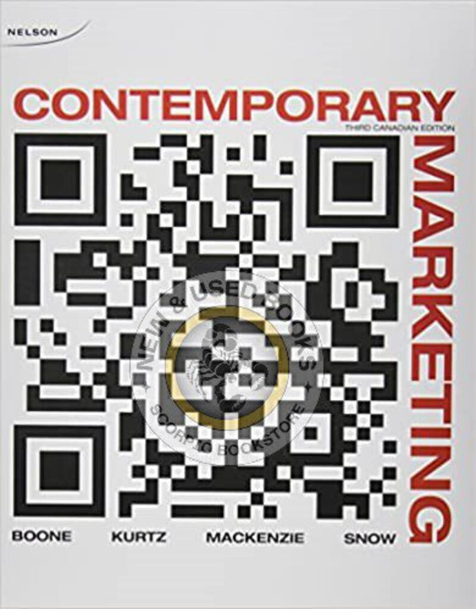 Contemporary Marketing 3rd Canadian Edition by Louis Boone 9780176648824 (USED:VERYGOOD) *BC1