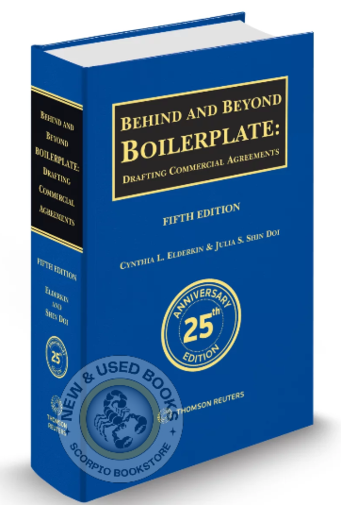 *PRE-ORDER, APPROX 4-6 BUSINESS DAYS* Behind and Beyond Boilerplate 5th Edition by Cynthia Elderkin 9781038205551