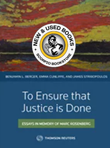 *PRE-ORDER, APPROX 4-6 BUSINESS DAYS* To Ensure that Justice is Done by Benjamin Berger 9780779880836