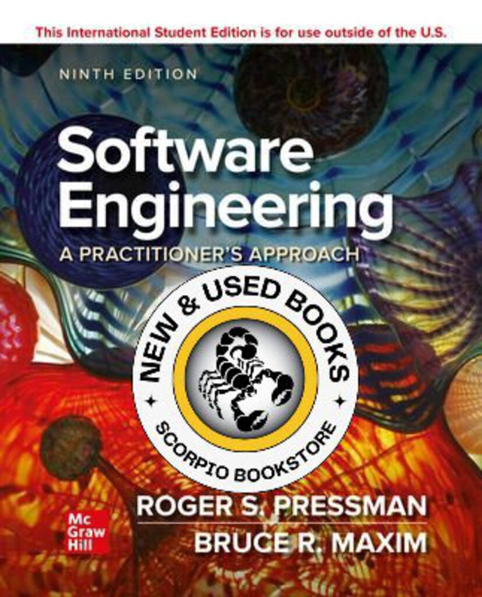 *PRE-ORDER, APPROX 7-10 BUSINESS DAYS* Software Engineering 9th Edition by Roger S. Pressman 9781260548006