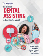 *PRE-ORDER, APPROX 4-6 BUSINESS DAYS* Dental Assisting 6th Edition by Vaishali Singhal 9780357456521 *FINAL SALE*