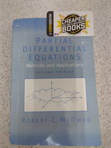 Partial Differential Equations: Methods and Applications 2nd edition by Robert C. McOwen 9780130093356 (USED:GOOD) *101e [ZZ]
