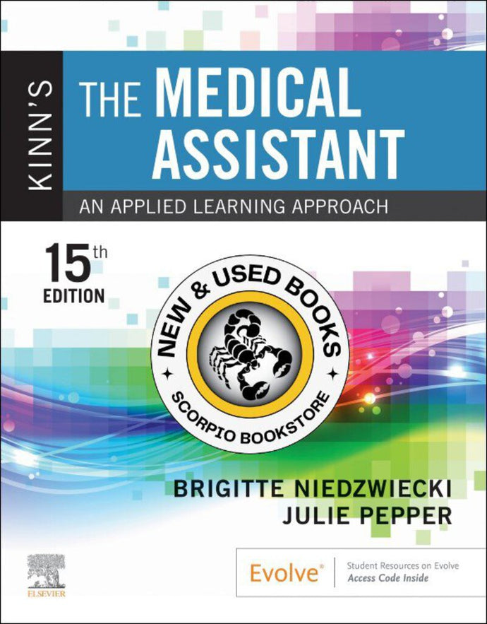 *PRE-ORDER, APPROX 2-3 BUSINESS DAYS* Kinn's the Medical Assistant + Study Guide and Procedure Checklist Manual Package 15th edition by Brigitte Niedzwiecki Package 9780443112997 *71c