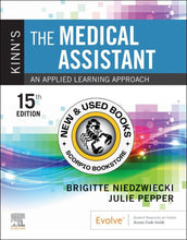 Load image into Gallery viewer, Kinn&#39;s the Medical Assistant + Study Guide and Procedure Checklist Manual Package 15th edition by Brigitte Niedzwiecki Package 9780443112997 (USED:GOOD; minor markings + highlights) *72e
