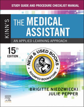 Load image into Gallery viewer, Kinn&#39;s the Medical Assistant + Study Guide and Procedure Checklist Manual Package 15th edition by Brigitte Niedzwiecki Package 9780443112997 (USED:GOOD; minor markings + highlights) *72e
