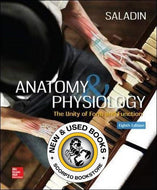 Anatomy and Physiology 8th Edition by Saladin 9781259277726 (USED:VERYGOOD) *AVAILABLE FOR NEXT DAY PICK UP *e200 [ZZ]