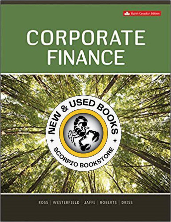 Corporate Finance 8th edition by Ross 9781259270116 (USED:VERYGOOD) *121e [ZZ]