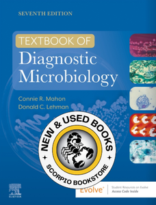 *PRE-ORDER, APPROX 2-3 BUSINESS DAYS* Textbook of Diagnostic Microbiology 7th Edition by Connie R. Mahon 9780323829977