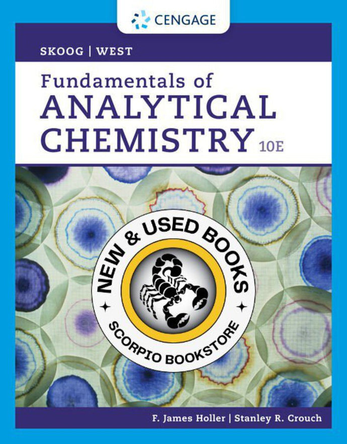 *PRE-ORDER, APPROX 4-6 BUSINESS DAYS* Fundamentals of Analytical Chemistry 10th Edition by Douglas A Skoog 9780357450390