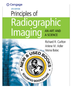 *PRE-ORDER, APPROX 4-6 BUSINESS DAYS* Principles of Radiographic Imaging 6th Edition by Richard R. Carlton 9781337711067