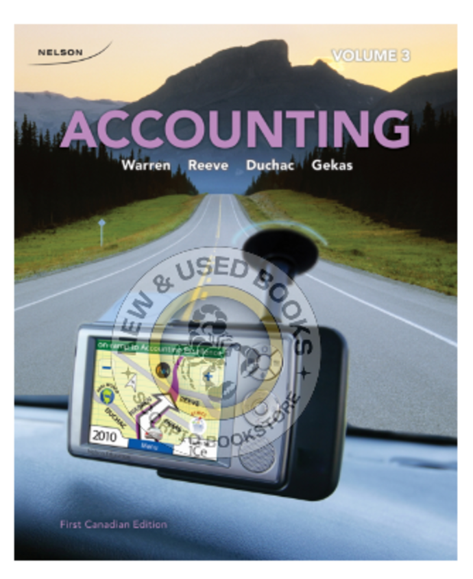 *PRE-ORDER, APPROX 4-6 BUSINESS DAYS* Accounting Volume 3 by Carl Warren 9780176502058
