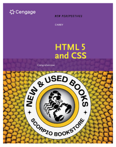 *PRE-ORDER, APPROX 4-6 BUSINESS DAYS* New Perspectives on HTML 5 and CSS by Patrick M. Carey 9780357107140