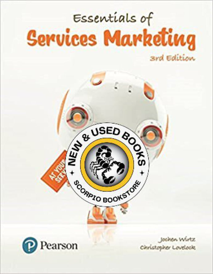 Essentials of Services Marketing 3rd Edition by Jochen Wirtz 9781292089959 (USED:VERYGOOD; minor wear) *BC1