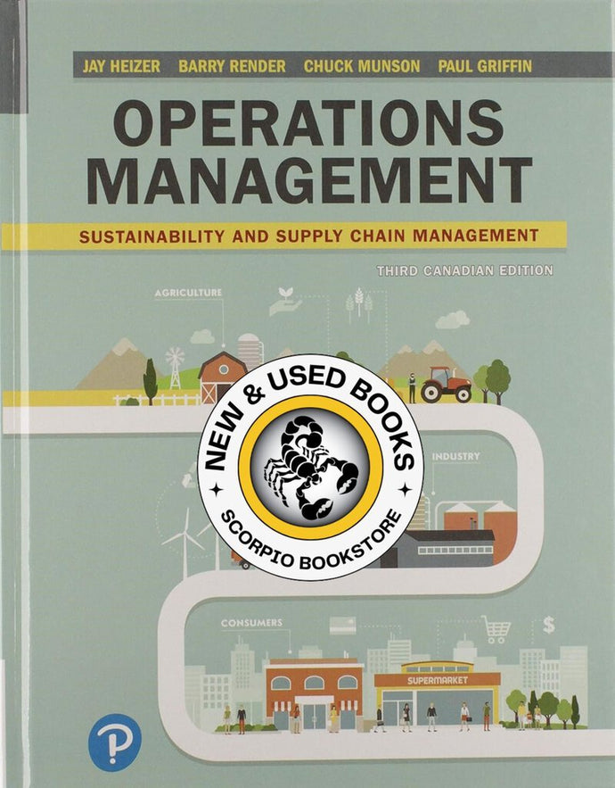 Operations Management 3rd Canadian Edition by Jay Heizer 9780134838076 (USED:LIKENEW; with code) *102h [ZZ]