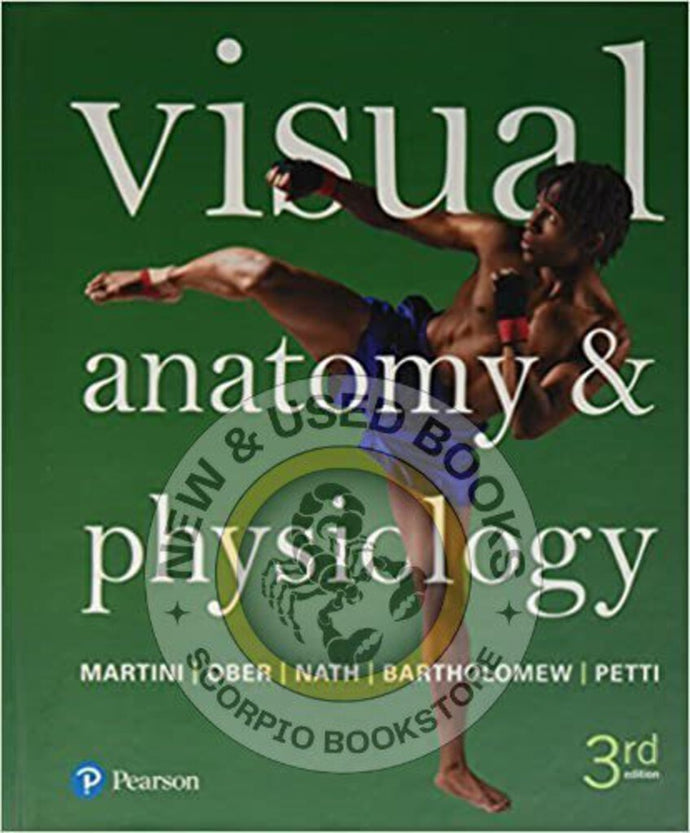 *PRE-ORDER, APPROX 4-6 BUSINESS DAYS* Visual anatomy & physiology 3rd edition by Martini 9780134394695