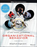 *PRE-ORDER, APPROX 7-10 BUSINESS DAYS* Organizational Behavior 3rd Edition with WileyPLUS Next Gen Card Set Single Semester by Uhl-Bien LOOSELEAF 9781119897064