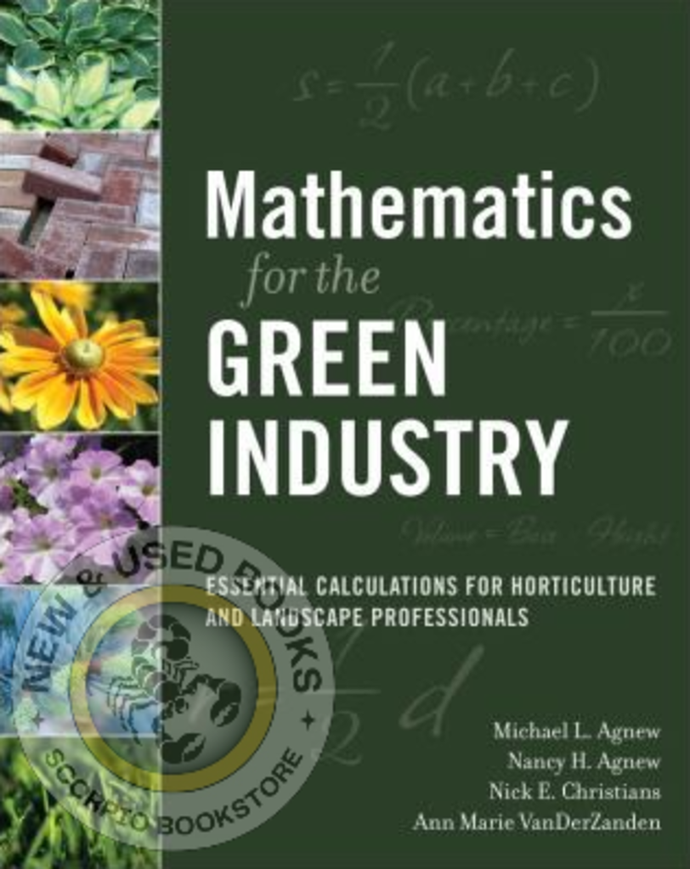 *PRE-ORDER, APPROX 7-10 BUSINESS DAYS* Mathematics for the Green Industry by Michael L. Agnew 9780470136720