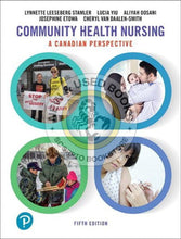 Load image into Gallery viewer, Community Health Nursing A Canadian Perspective 5th edition by Stamler 9780134837888 (USED:ACCEPTABLE; rip on back, water damage) *100a
