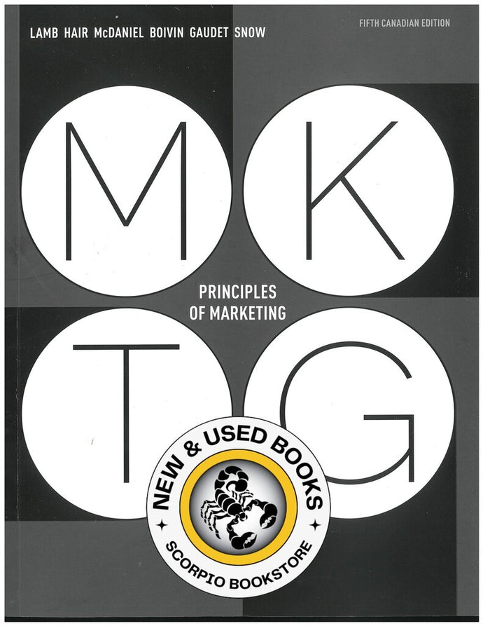 Principles of Marketing MKTG 5th edition +MindTap by Lamb PKG 9781774740408 *15c *SAN *FINAL SALE* [ZZ]