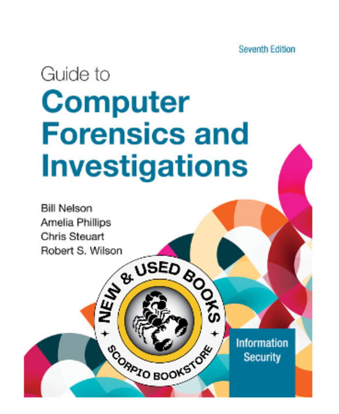 *PRE-ORDER, APPROX 4-6 BUSINESS DAYS* Bundle: Guide to Computer Forensics and Investigations 7th Edition + MindTap, 2 terms Printed Access Card by Bill Nelson 9780357879658