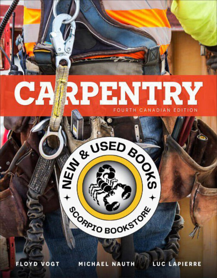 *PRE-ORDER, APPROX 4-6 BUSINESS DAYS* KIT: Carpentry 4th Edition + Student Workbook + 12M MindTap Printed Access Card by Vogt 9781774747919