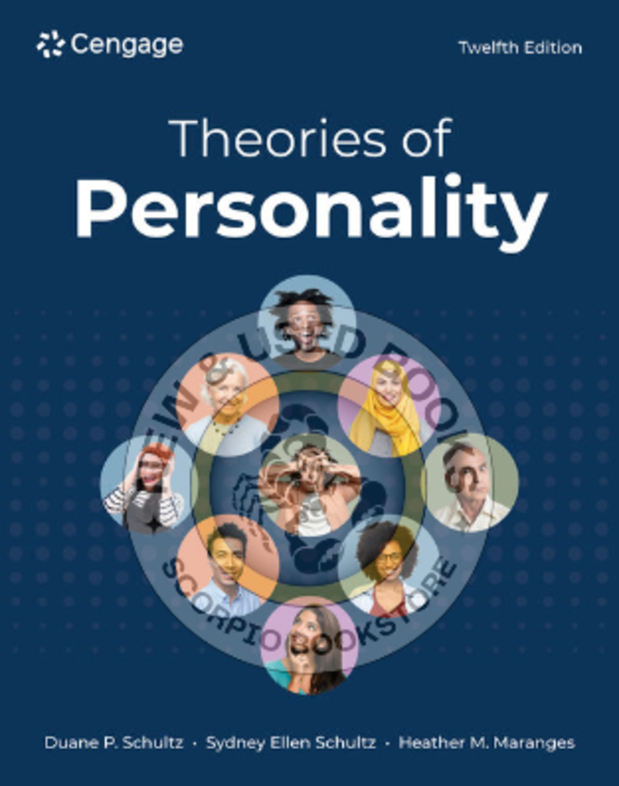 *PRE-ORDER, APPROX 4-6 BUSINESS DAYS* Theories of Personality 12th Edition by Duane P. Schultz 9780357946442