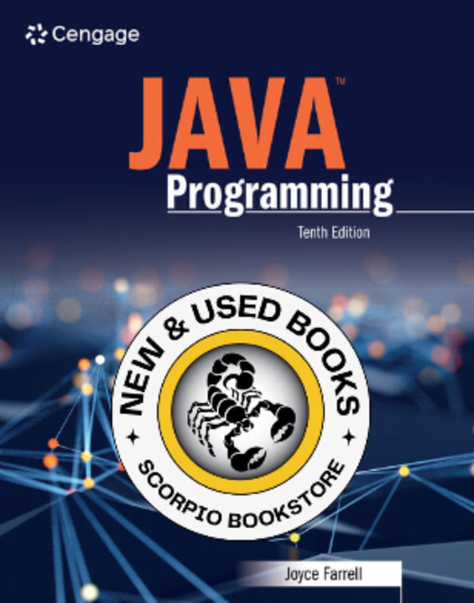 *PRE-ORDER, APPROX 4-6 BUSINESS DAYS* Java Programming 10th Edition by Joyce Farrell 9780357673423