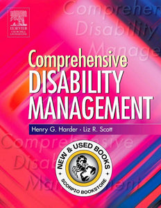 *PRE-ORDER, APPROX 2-3 BUSINESS DAYS* Comprehensive Disability Management by Henry G. Harder 9780443101137