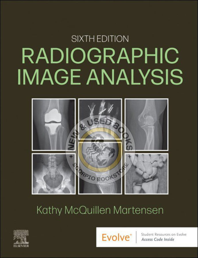 *PRE-ORDER, APPROX 2-3 BUSINESS DAYS* Radiographic Image Analysis 6th Edition by Kathy McQuillen Martensen 9780323930697