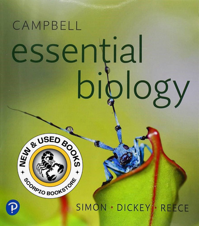 *PRE-ORDER, APPROX 4-6 BUSINESS DAYS* Campbell Essential Biology 7th Edition + MOD MSTG/ET VP Access Code PKG by Simon 9780135161982