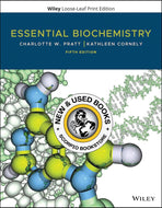 *PRE-ORDER, APPROX 7-10 BUSINESS DAYS* Essential Biochemistry 5th Edition LOOSELEAF by Charlotte W. Pratt 9781119713203