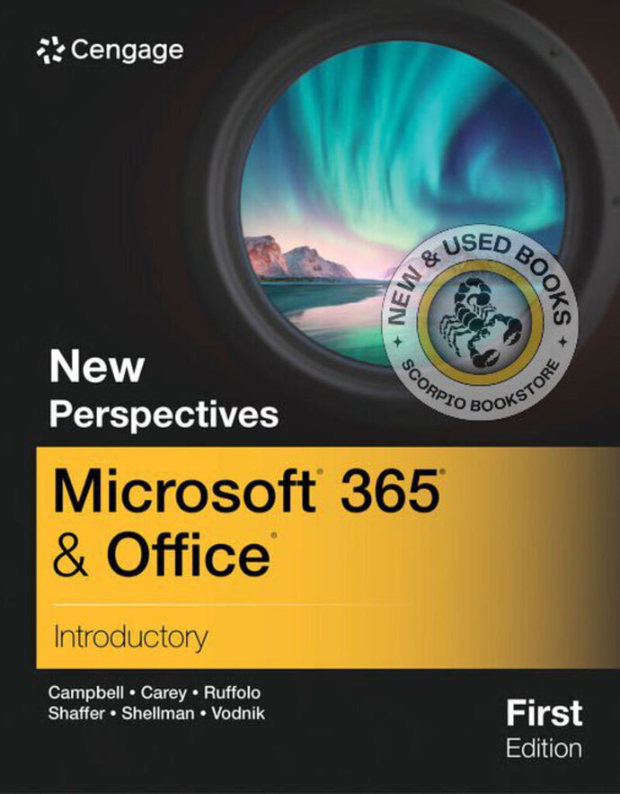 *PRE-ORDER, APPROX 4-6 BUSINESS DAYS* New Perspectives Microsoft® 365® & Office® Introductory 1st edition By Jennifer Campbell 9780357882085