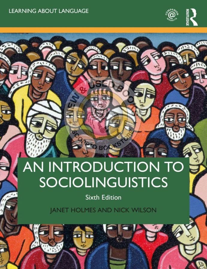 *PRE-ORDER, APPROX 3-5 BUSINESS DAYS, made-on-demand* Introduction to Sociolinguistics 6th Edition by Janet Holmes 9780367421106