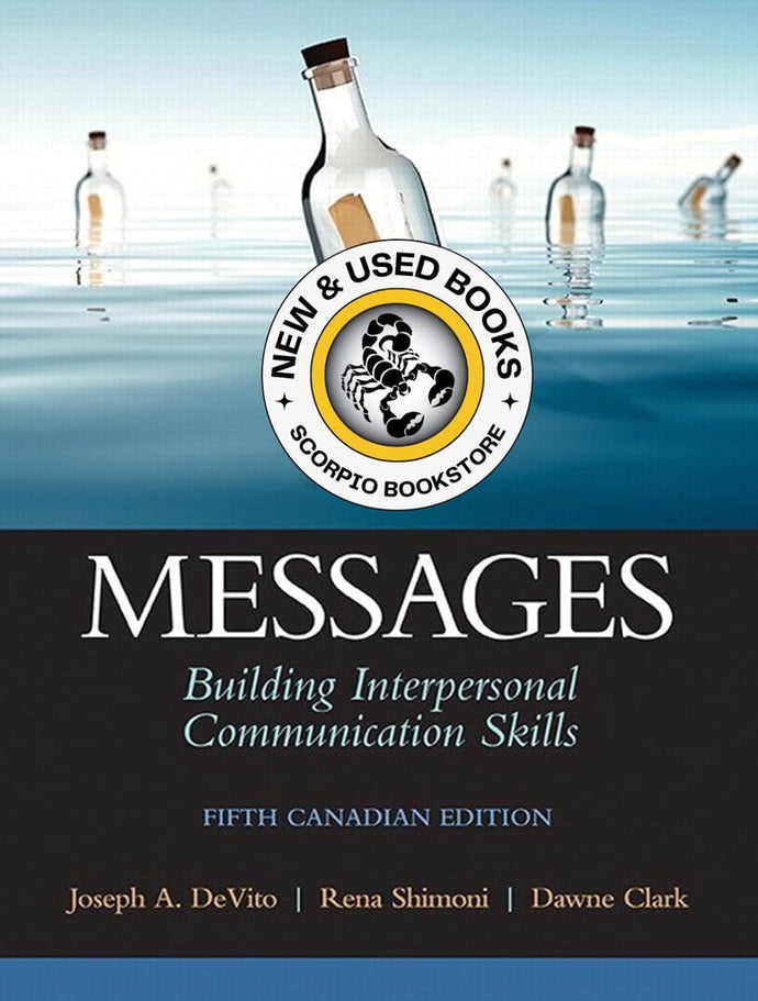 Messages 5th Canadian Edition by Joseph A. DeVito LOOSELEAF 9780133945287 (USED:VERYGOOD) *AVAILABLE FOR NEXT DAY PICK UP* *w600