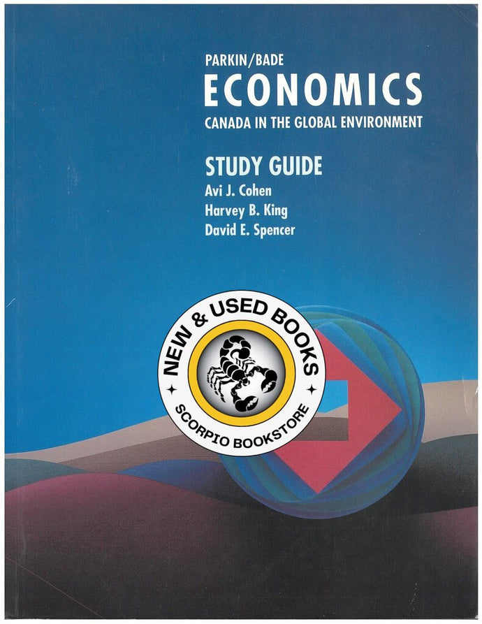 Economics Study Guide by Avi J. Cohen 9780201524574 (USED:VERYGOOD) *D23
